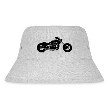 Hubschrauber - Stanley/Stella recycelter Bucket Hat - Grau meliert - Vorne