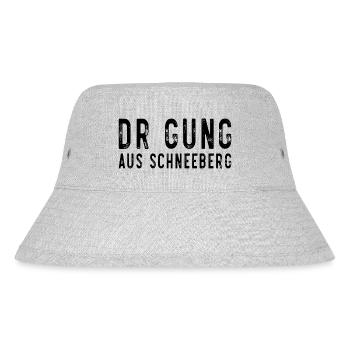 Schneeberg Gung Erzgebirge - Stanley/Stella recycelter Bucket Hat - Grau meliert - Vorne