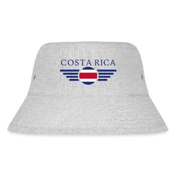 I love Costa Rica - Stanley/Stella Recycled Bucket Hat - heather grey - Front