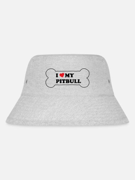 J’AIME MON PITBULL - Bob recyclé Stanley/Stella - gris chiné