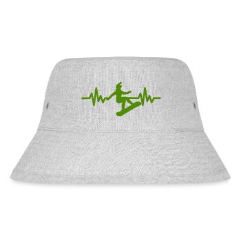 Heartbeat Snowboard - Sports d’hiver Piste de neige - Bob recyclé Stanley/Stella - gris chiné - Devant