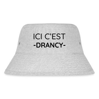 Ici c'est Drancy (noir) - Bob recyclé Stanley/Stella - gris chiné - Devant