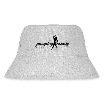 Pumping Beauty Lettering - Stanley/Stella Recycled Bucket Hat - heather grey - Front