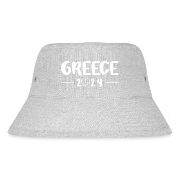 Greece 2024 Heart Journey - Stanley/Stella Recycled Bucket Hat - heather grey - Front