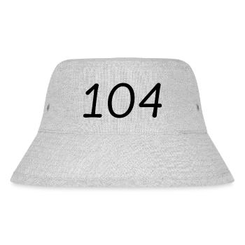 104er Berlin Prenzlauerberg - Stanley/Stella recycelter Bucket Hat - Grau meliert - Vorne