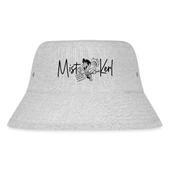 Mistkerl Mist Kerl Bauer Landwirt Bauern Bauernhof - Stanley/Stella recycelter Bucket Hat - Grau meliert - Vorne