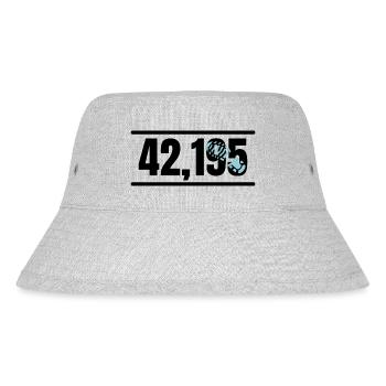 Marathon Running Jogging - Stanley/Stella recycelter Bucket Hat - Grau meliert - Vorne