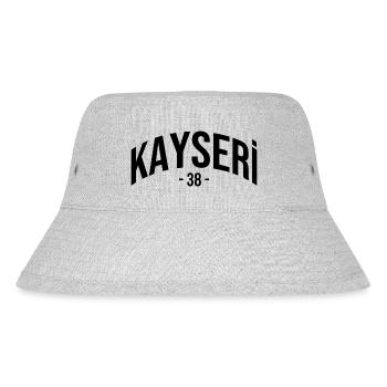 Kayseri 38 Türkei Turkiye Geschenk Urlaub TR Türk - Stanley/Stella recycelter Bucket Hat - Grau meliert - Vorne