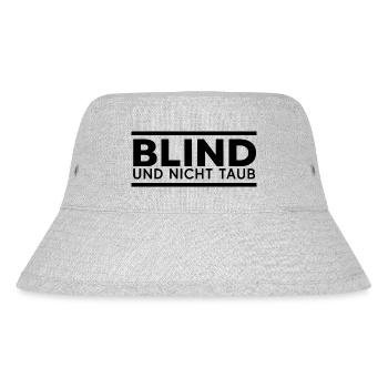 blind guide dog - Stanley/Stella Recycled Bucket Hat - heather grey - Front