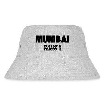 Mumbai - Concevoir avec des coordonnées - Bob recyclé Stanley/Stella - gris chiné - Devant