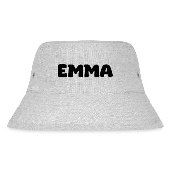 Name - Emma - Stanley/Stella recycelter Bucket Hat - Grau meliert - Vorne