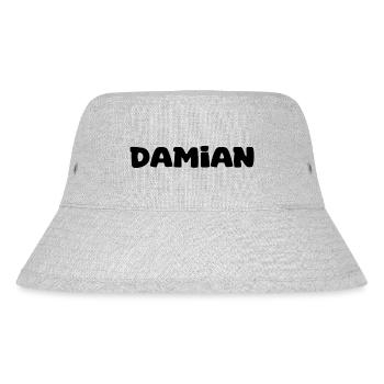 Name - Damian - Stanley/Stella Recycled Bucket Hat - heather grey - Front