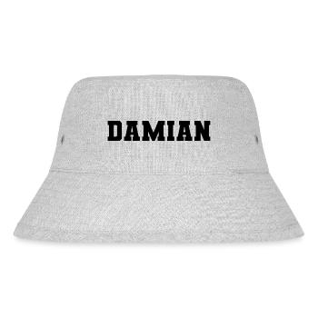 Name - Damian - Stanley/Stella Recycled Bucket Hat - heather grey - Front