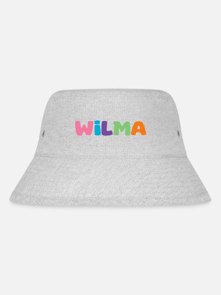 Name - Wilma - Stanley/Stella recycelter Bucket Hat - Grau meliert