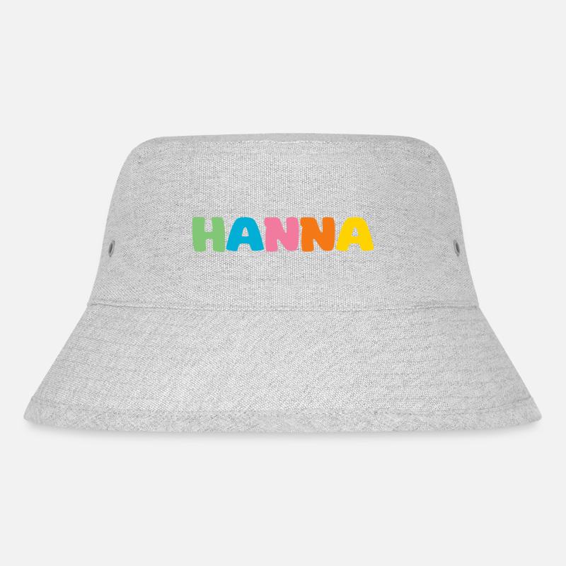 Name - Hanna - Stanley/Stella recycelter Bucket Hat - Grau meliert