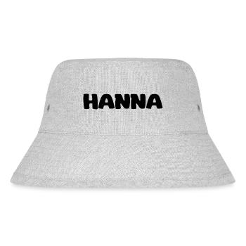 Name - Hanna - Stanley/Stella recycelter Bucket Hat - Grau meliert - Vorne