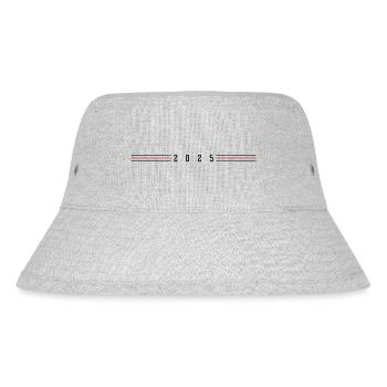 2025 Jahr - Stanley/Stella recycelter Bucket Hat - Grau meliert - Vorne