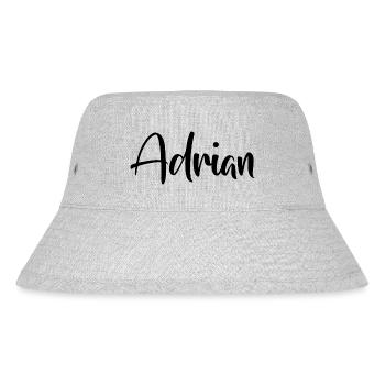 Name - Adrian - Stanley/Stella Recycled Bucket Hat - heather grey - Front