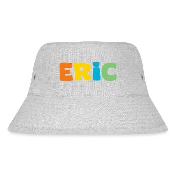 Name - Eric - Stanley/Stella recycelter Bucket Hat - Grau meliert - Vorne
