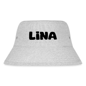 Name - Lina - Stanley/Stella recycelter Bucket Hat - Grau meliert - Vorne