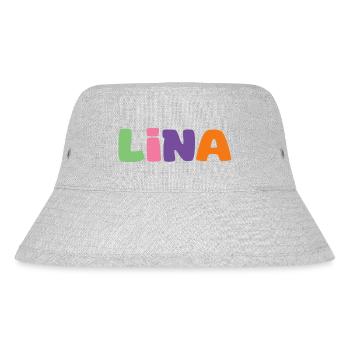 Name - Lina - Stanley/Stella recycelter Bucket Hat - Grau meliert - Vorne