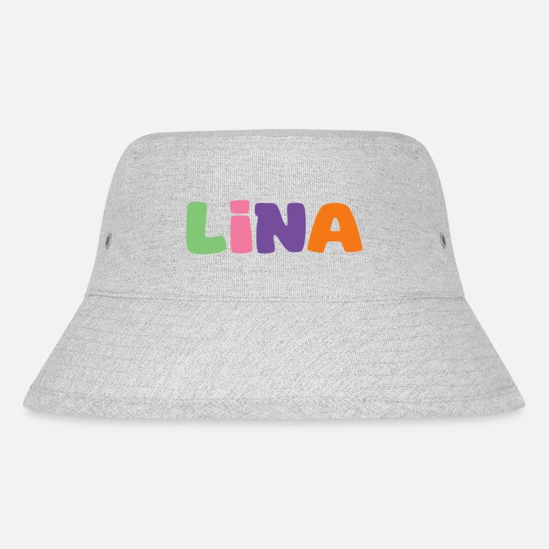 Name - Lina - Stanley/Stella recycelter Bucket Hat - Grau meliert