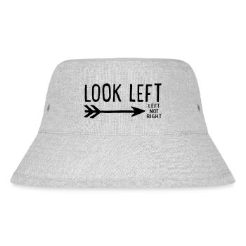 lustig - Stanley/Stella recycelter Bucket Hat - Grau meliert - Vorne