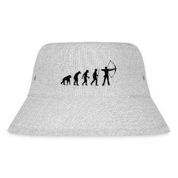 ARCHERY EVOLUTION! - Stanley/Stella Recycled Bucket Hat - heather grey - Front
