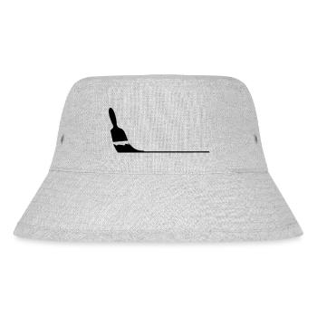 Pinsel - Stanley/Stella recycelter Bucket Hat - Grau meliert - Vorne