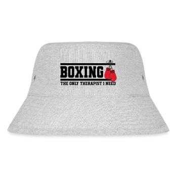 I can't I have BEST-SELLING 🌟🌟 BOXING - Stanley/Stella Recycled Bucket Hat - heather grey - Front
