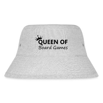 boardgame chess backgammon game night - Stanley/Stella recycelter Bucket Hat - Grau meliert - Vorne