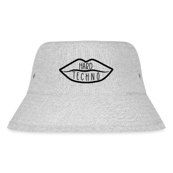 Harter Techno - Stanley/Stella recycelter Bucket Hat - Grau meliert - Vorne