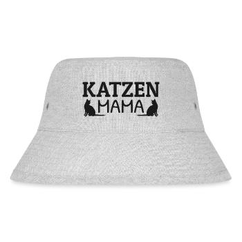 Beste Katzen Mama der Welt Katzenmama Hauskatzen - Stanley/Stella recycelter Bucket Hat - Grau meliert - Vorne