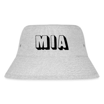 Mia - Mia - Stanley/Stella recycelter Bucket Hat - Grau meliert - Vorne