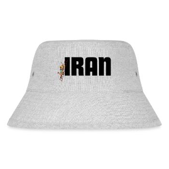 Iran - Persische Kunst - Stanley/Stella recycelter Bucket Hat - Grau meliert - Vorne