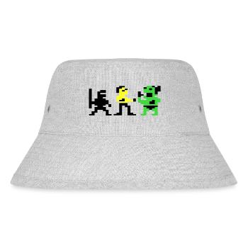 Martial PixFighters puredesign - Stanley/Stella recycelter Bucket Hat - Grau meliert - Vorne