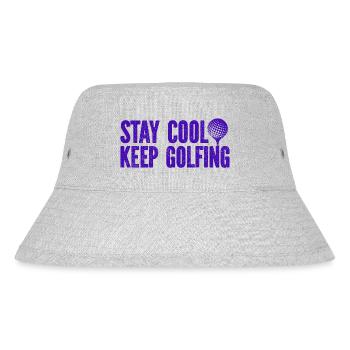 Golf - Golfclub Goldspieler Birdie Elite Luxus - Stanley/Stella recycelter Bucket Hat - Grau meliert - Vorne
