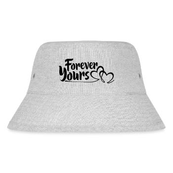 Yours forever - Stanley/Stella Recycled Bucket Hat - heather grey - Front