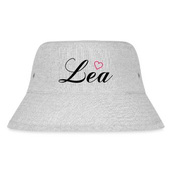 name lea - Stanley/Stella recycelter Bucket Hat - Grau meliert - Vorne