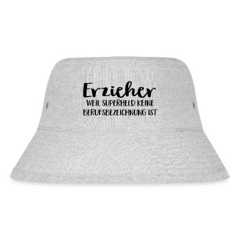 Erzieher - Stanley/Stella recycelter Bucket Hat - Grau meliert - Vorne