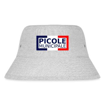 picole municipale - Stanley/Stella recycelter Bucket Hat - Grau meliert - Vorne