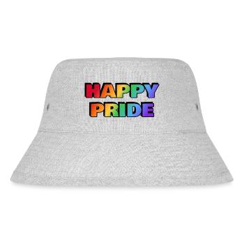 GLÜCKLICHER STOLZ - Stanley/Stella recycelter Bucket Hat - Grau meliert - Vorne