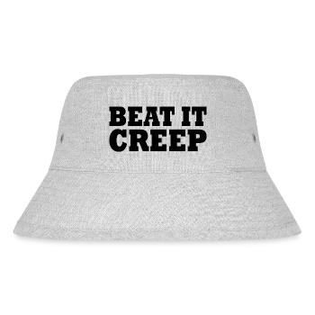 Beat it creep - Stanley/Stella recycelter Bucket Hat - Grau meliert - Vorne