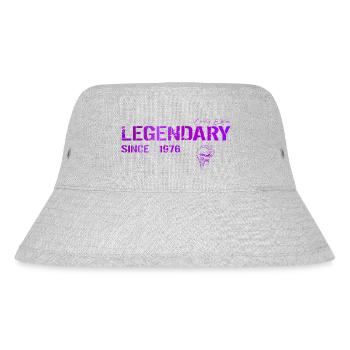 Legendary since 1976 Gift - Stanley/Stella Recycled Bucket Hat - heather grey - Front