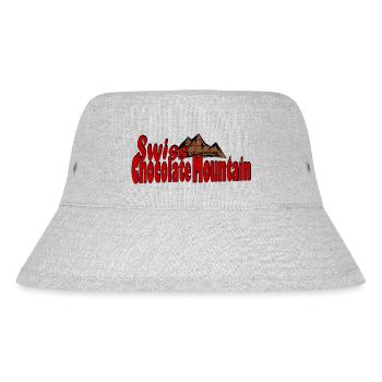 Swiss Chocolate Mountain - Stanley/Stella Recycled Bucket Hat - heather grey - Front
