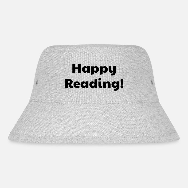 Viel Spaß beim Lesen - Stanley/Stella recycelter Bucket Hat - Grau meliert