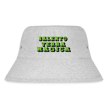 Salento T-Shirt "Salento Terra magica" - Stanley/Stella recycelter Bucket Hat - Grau meliert - Vorne