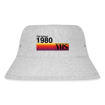 Alte Schule 1980 - VHS - Stanley/Stella recycelter Bucket Hat - Grau meliert - Vorne