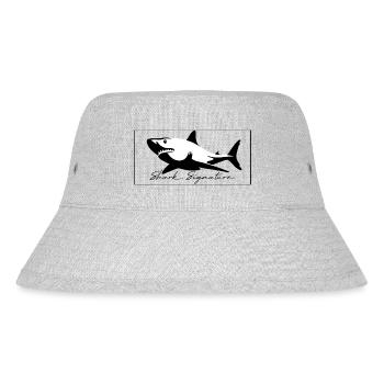 Shark Signature - Stanley/Stella recycelter Bucket Hat - Grau meliert - Vorne
