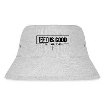 God is Good All The Time - Stanley/Stella Recycled Bucket Hat - heather grey - Front